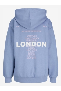 Jack and Jones JXNELLY LS HOOD SWT LN GRL country blue/london