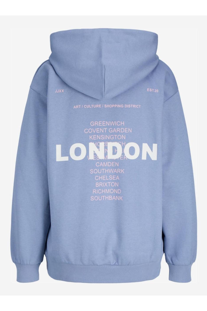 Jack and Jones JXNELLY LS HOOD SWT LN GRL country blue/london