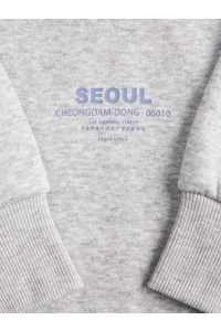 Jack and Jones JXNELLY LS HOOD SWT LN GRL light grey melange/seoul