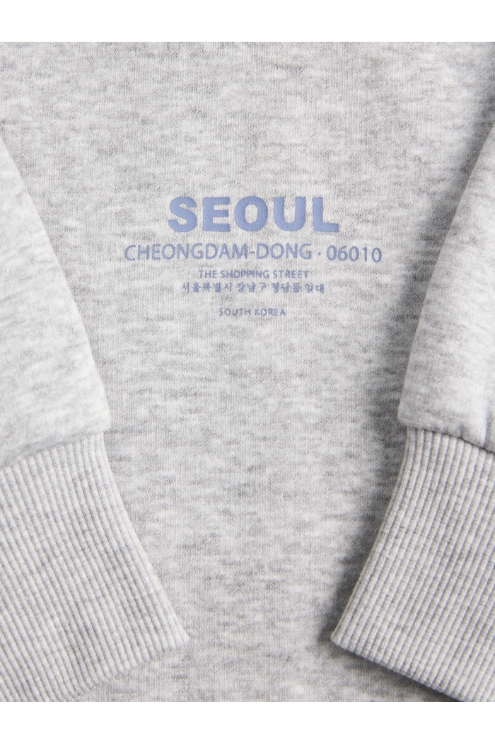 Jack and Jones JXNELLY LS HOOD SWT LN GRL light grey melange/seoul