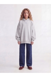 Jack and Jones JXNELLY LS HOOD SWT LN GRL light grey melange/seoul