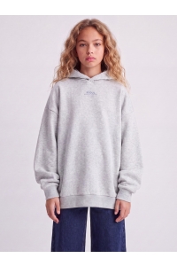 Jack and Jones JXNELLY LS HOOD SWT LN GRL light grey melange/seoul