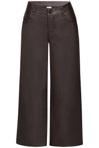 Ze-Ze Issey Pant Coated chokolade