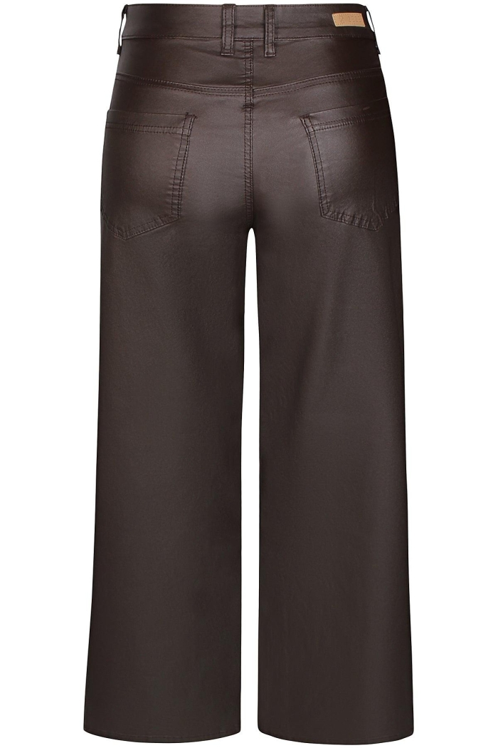 Ze-Ze Issey Pant Coated chokolade