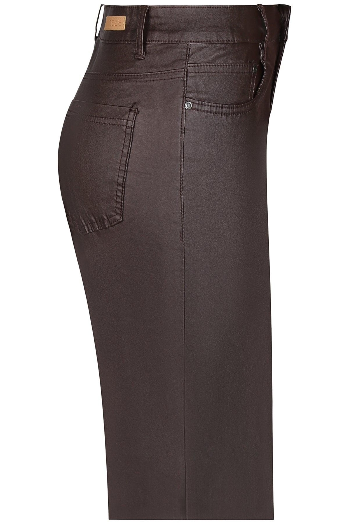 Ze-Ze Issey Pant Coated chokolade