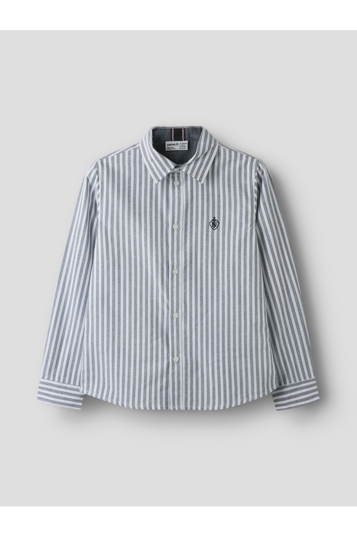 Name It NKMNEWSA LS SHIRT NOOS navy blazer/bright white