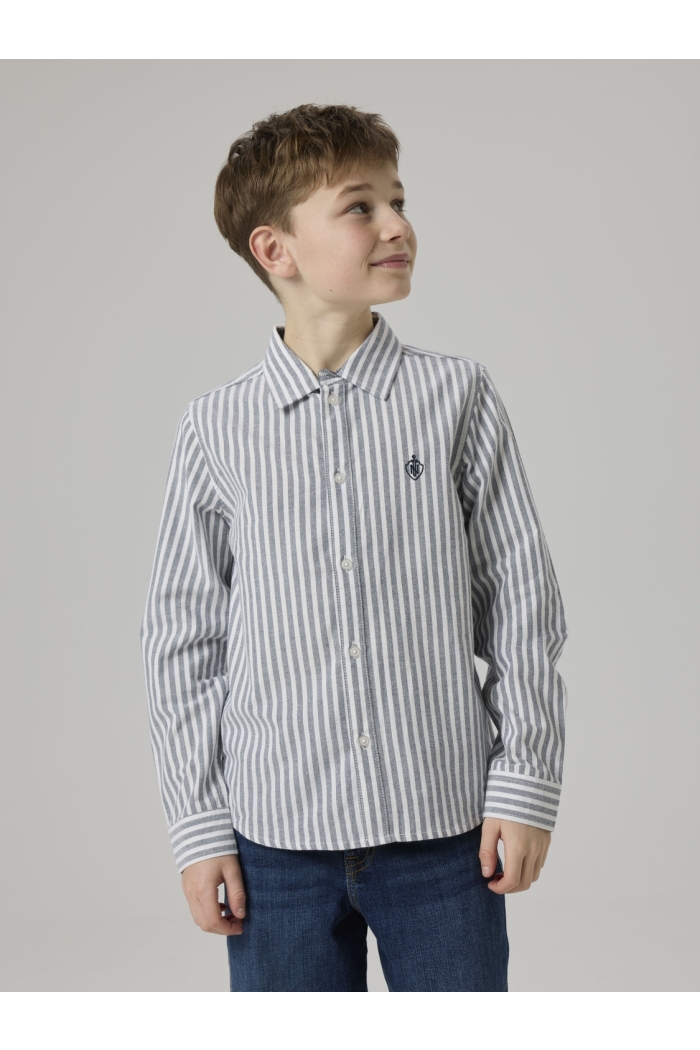 Name It NKMNEWSA LS SHIRT NOOS navy blazer/bright white