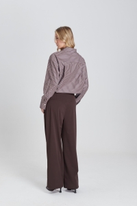 Phebe Jenny Blouse streep brown