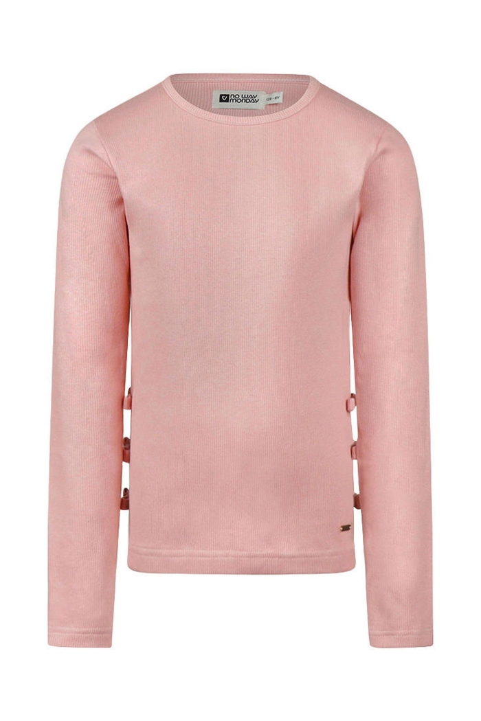 No Way Monday Ki Longsleeve uni light pink
