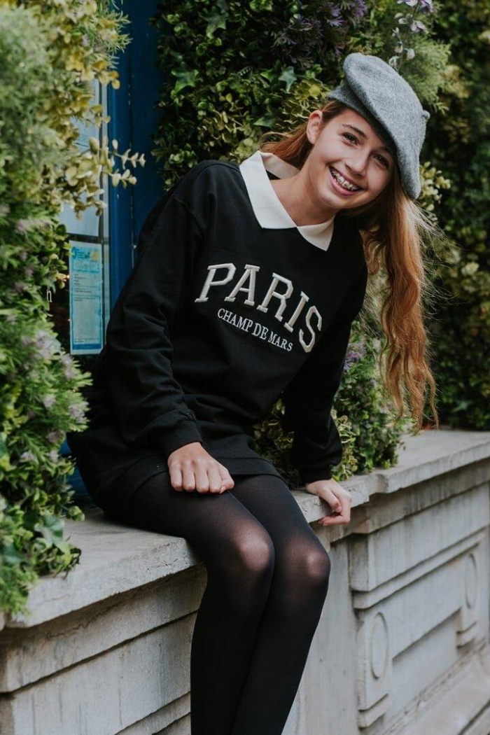 No Way Monday Ki Dress ls paris black