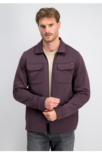 Gabbiano Sweat zip overshirt Heren
