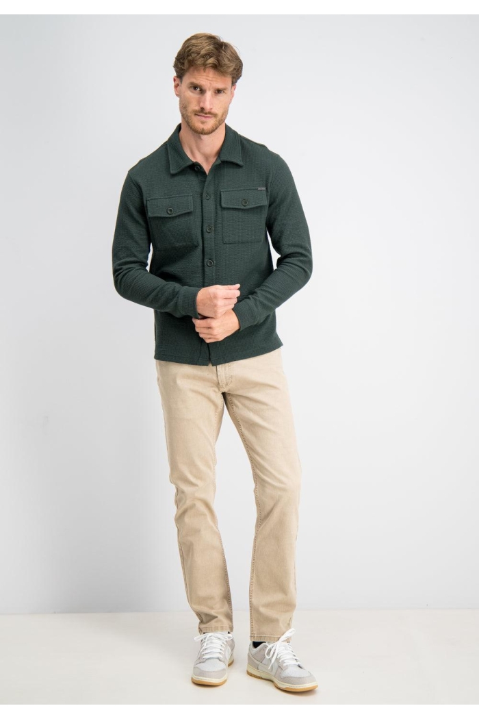 Gabbiano Jacquard stripe highland green