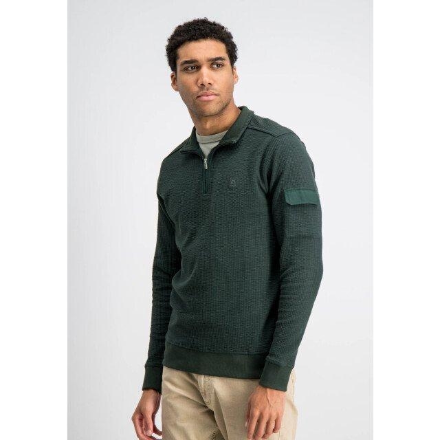 Gabbiano Jacquard stripe skipper highland green