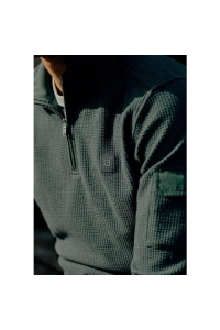 Gabbiano Jacquard stripe skipper highland green