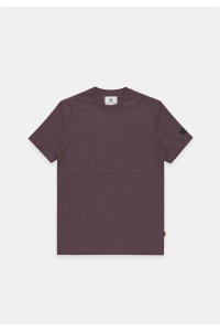 Gabbiano T-shirt interlock heavy burnt bordeaux