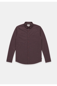 Gabbiano Jersey overhemd ls burnt bordeaux