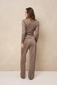 Lofty Manner Top Jori wrap taupe