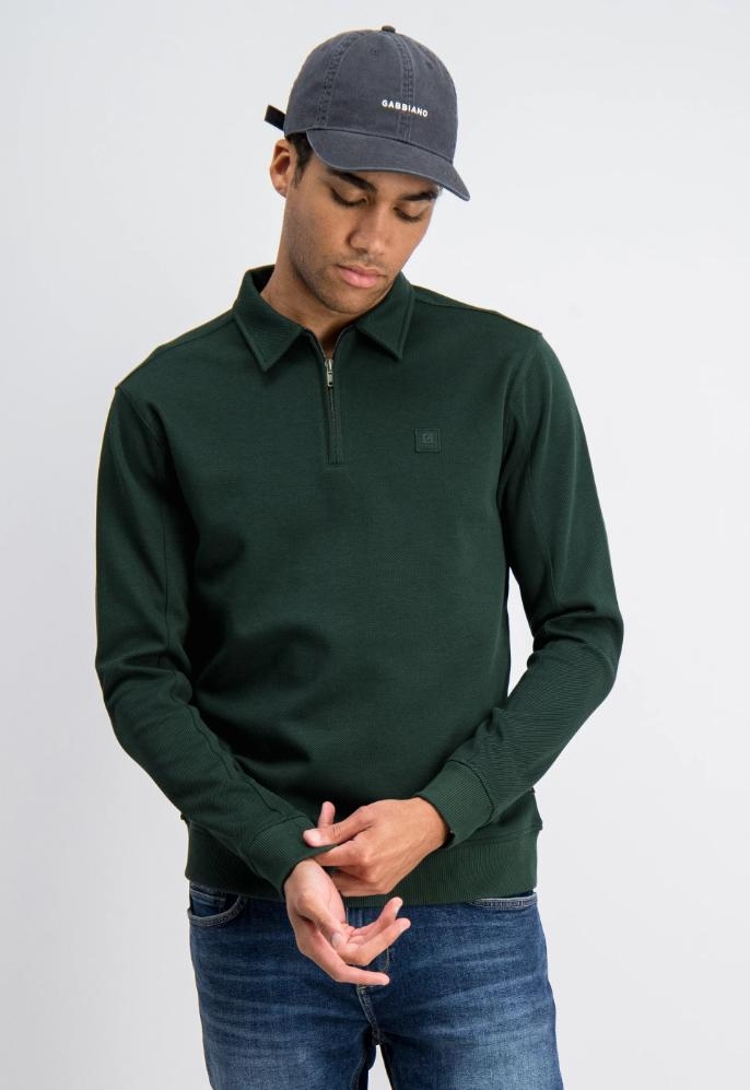 Gabbiano Diagnal Sweat Polo Kean highland green