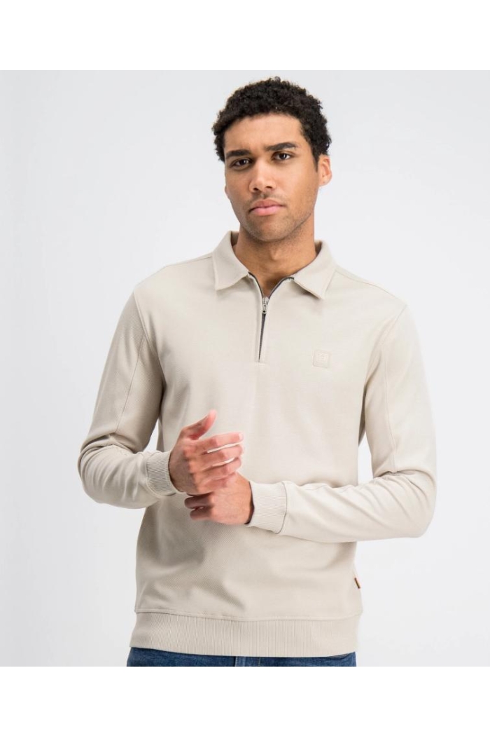 Gabbiano Diagnal Sweat Polo Kean coastal sand