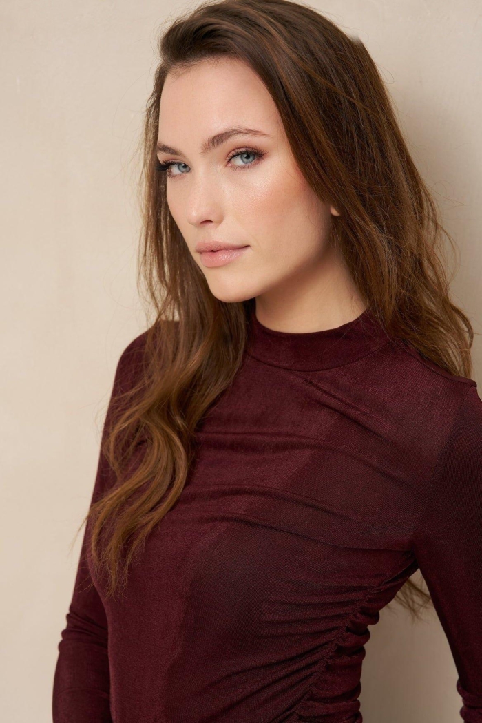 Lofty Manner Top Kelly burgundy