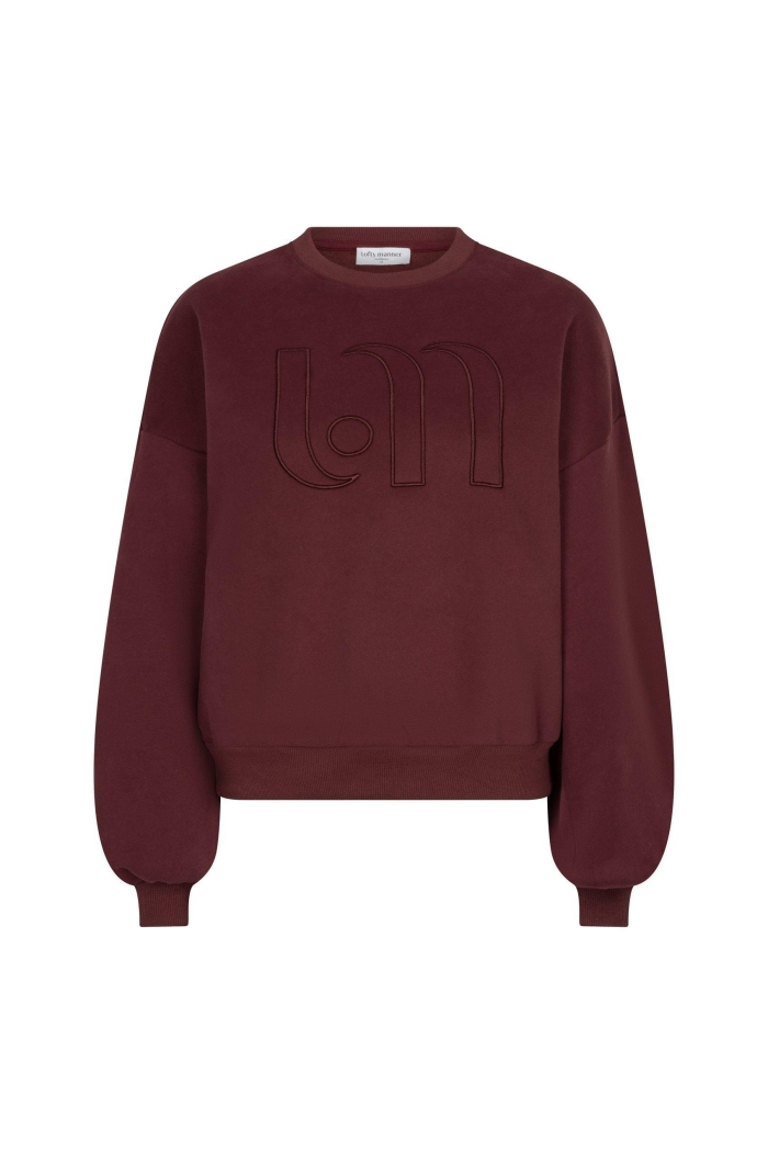 Lofty Manner Sweater Kensi burgundy