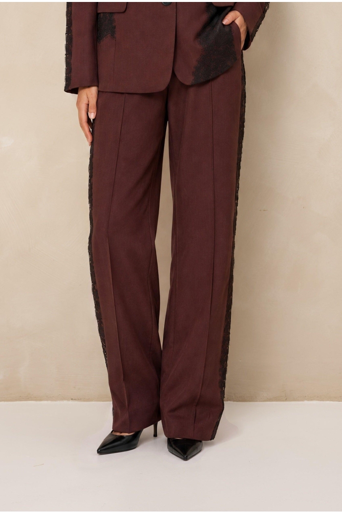 Lofty Manner Pant Koya burgundy