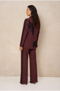 Lofty Manner Pant Koya burgundy