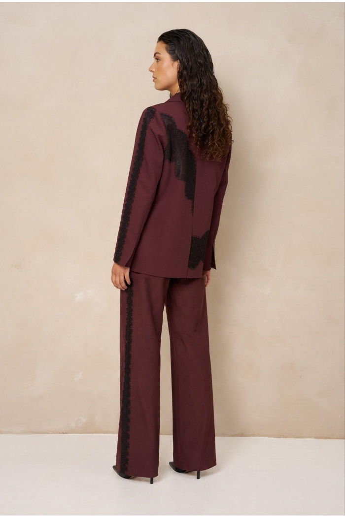 Lofty Manner Pant Koya burgundy