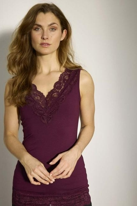Ze-Ze Ida Top bordeaux
