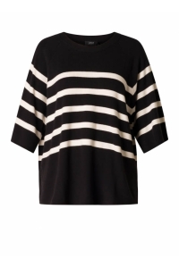 Yest Niki Pullover black/ecru