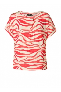 Yest Revanche Top dark coral/beige