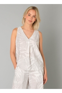 Yest Tina T-shirt soft grey/white