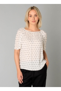 Yest Saphina Blouse natural white/black