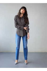 Yest Clara Blouse chocolate brown