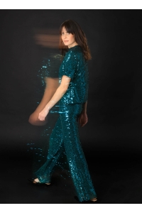 Yest Philomena Essential Top teal green