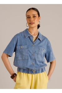 Yest Kamil bleach blue denim