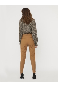Vero Moda VMVICTORIA MR ANTIFIT ANKLE PANTS C: tobacco brown