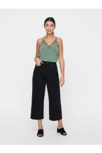 Vero Moda VMMILLA S/L LACE TOP COLOR laurel wreath