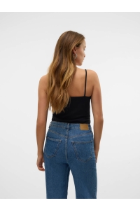 Vero Moda VMINGE LACE SINGLET JRS NOOS black