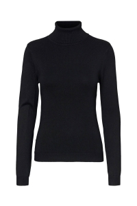 Vero Moda VMGLORY LS ROLLNECK BLOUSE NOOS black