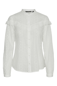 Vero Moda VMNORA L/S SHIRT NOOS snow white