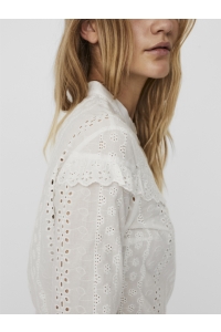 Vero Moda VMNORA L/S SHIRT NOOS snow white