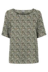 Vero Moda VMLULU S/S TOP EXP desert sage/lulu