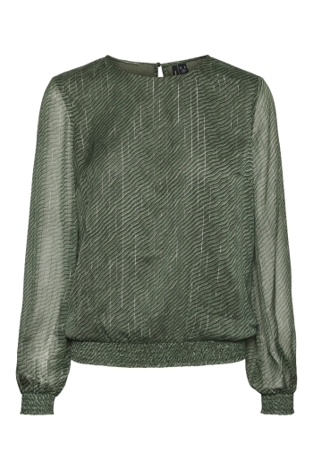 Vero Moda VMNETTA L/S O-NECK SMOCK TOP EXP