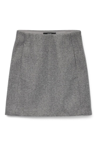 Vero Moda VMFORTUNEALLISON HW SHORT SKIRT GA : medium grey melange