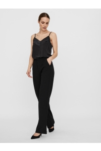 Vero Moda VMZAMIRA MR SLIM STRAIGHT PANT GA N: black