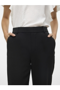 Vero Moda VMMAYA MW STRAIGHT SOLID PANT NOOS black