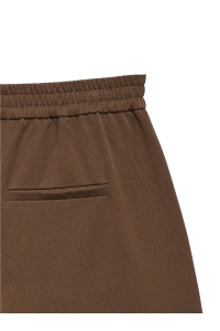 Vero Moda VMMAYA MW STRAIGHT SOLID PANT NOOS cocoa brown