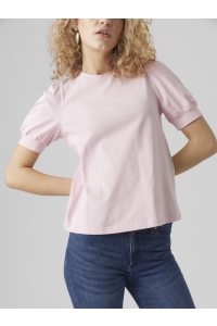 Vero Moda VMKERRY 2/4 O-NECK TOP VMA JRS NOO: parfait pink