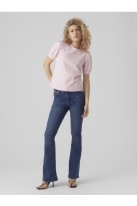 Vero Moda VMKERRY 2/4 O-NECK TOP VMA JRS NOO: parfait pink